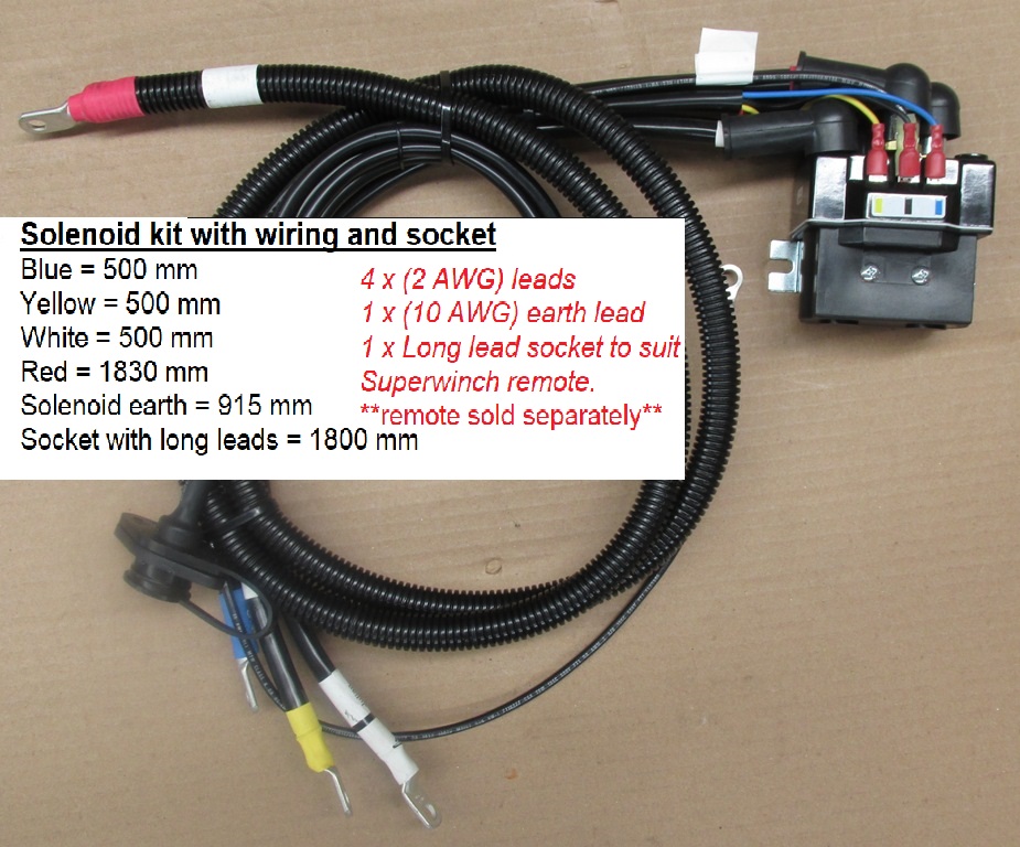 Winch wiring kit