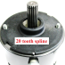 Motor 12 volt 20 tooth spline|