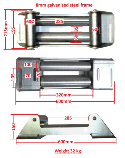 Heavy Duty Rollers|Heavy Duty industrial Winch Rollers