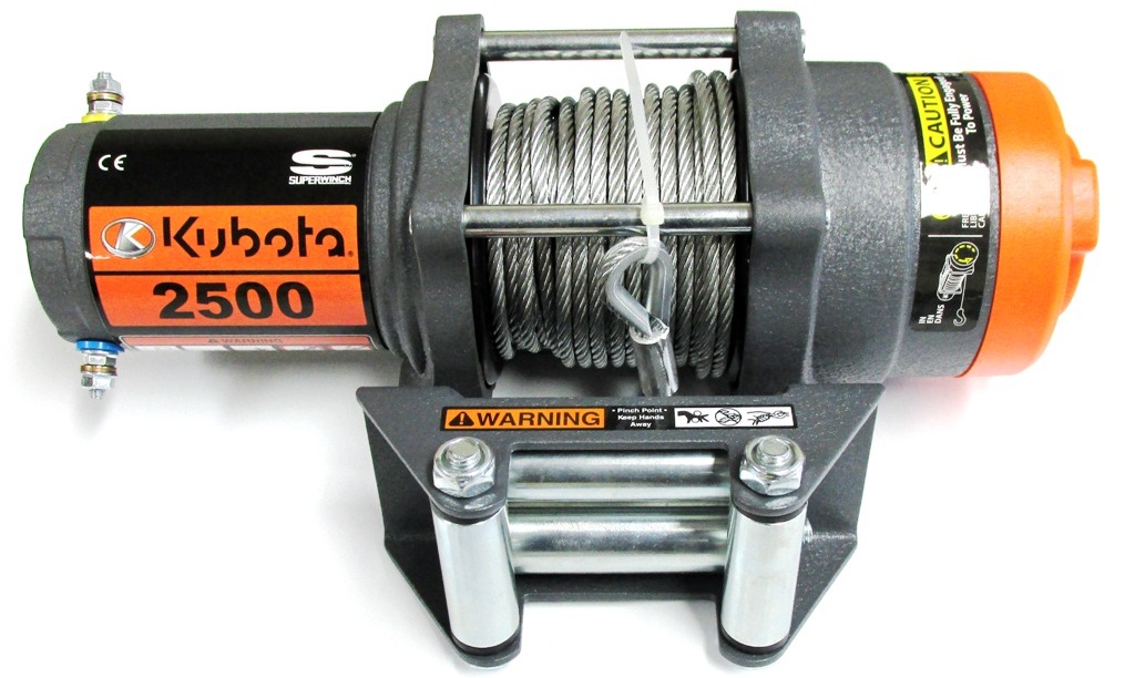 Kubota Electric ATV, RTV winch 12v dc Superwinch