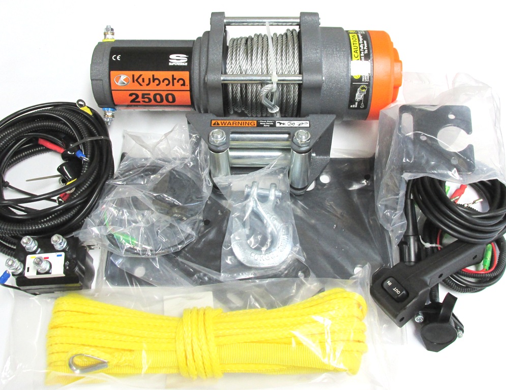 Kubota Electric ATV, RTV winch 12v dc Superwinch